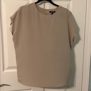 Mauve zipper back Gramercy shirt